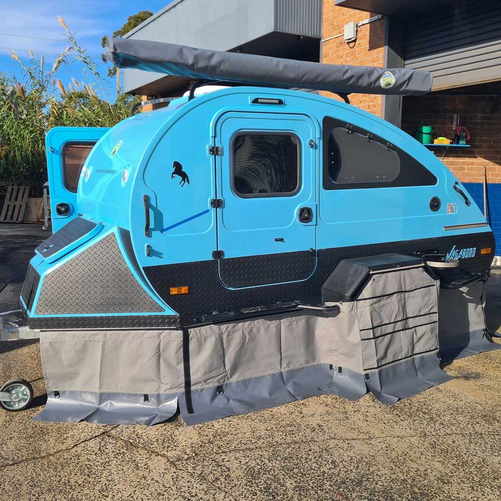 Camper storage upgrades - Lower Draught Sheets