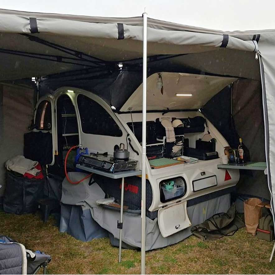 Camper storage upgrades - sidewalls