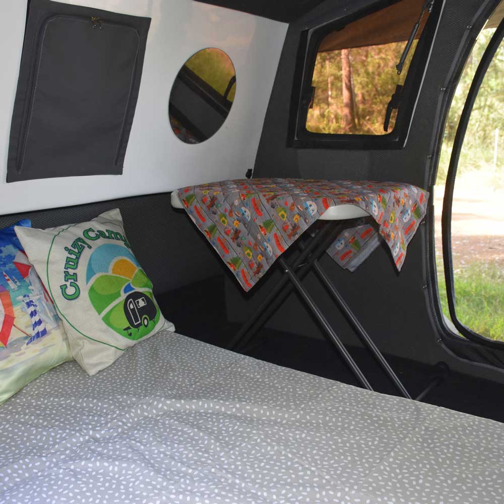 Camper storage upgrades - single mattress