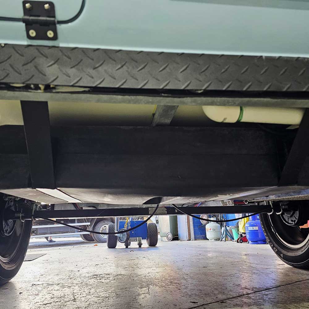 Camper storage upgrades - extra water tank